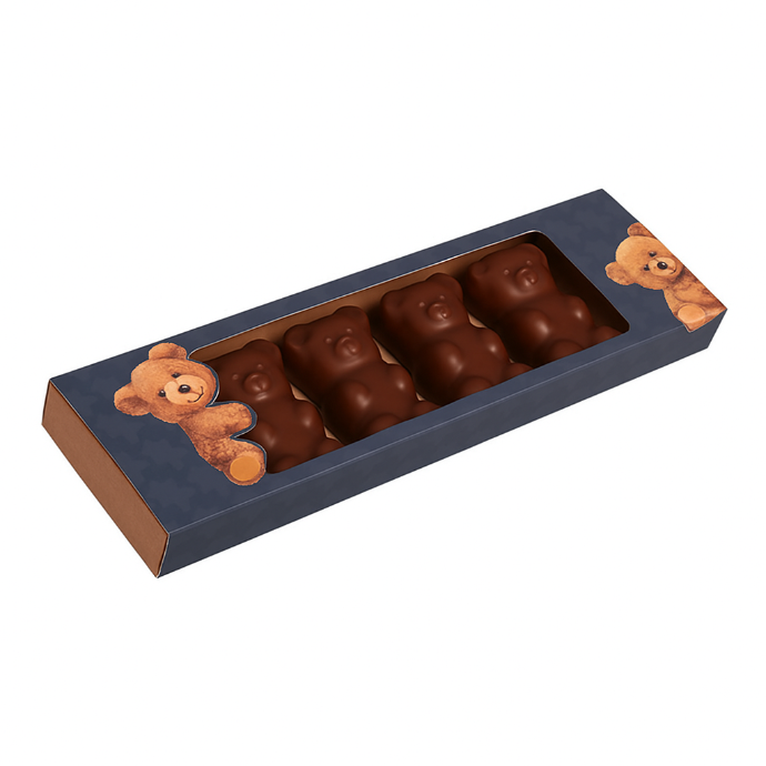 Oursons Guimauve chocolat (Rouge)
